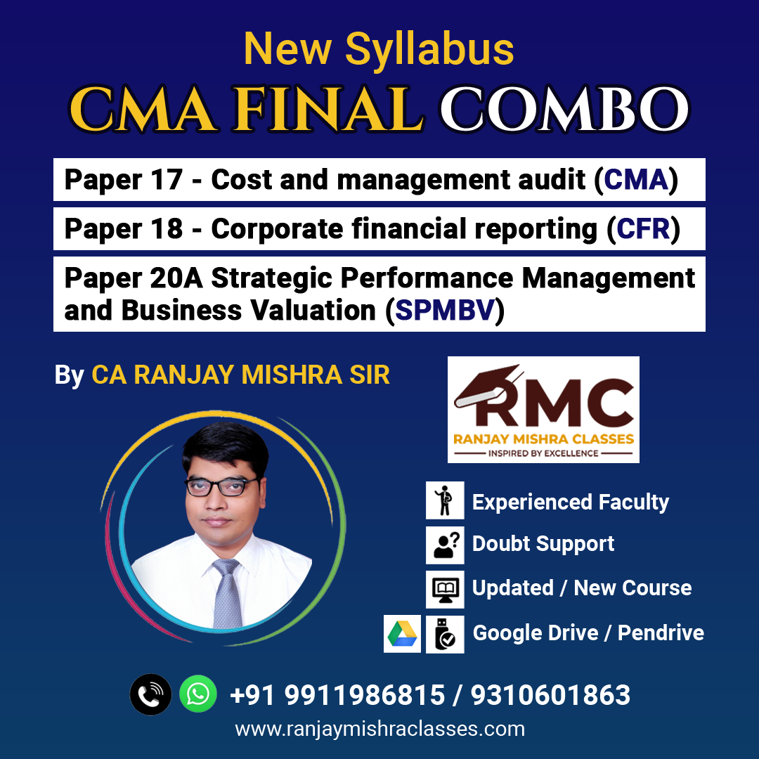 Combo of CMA Final
CFR, CMA and SPMBV